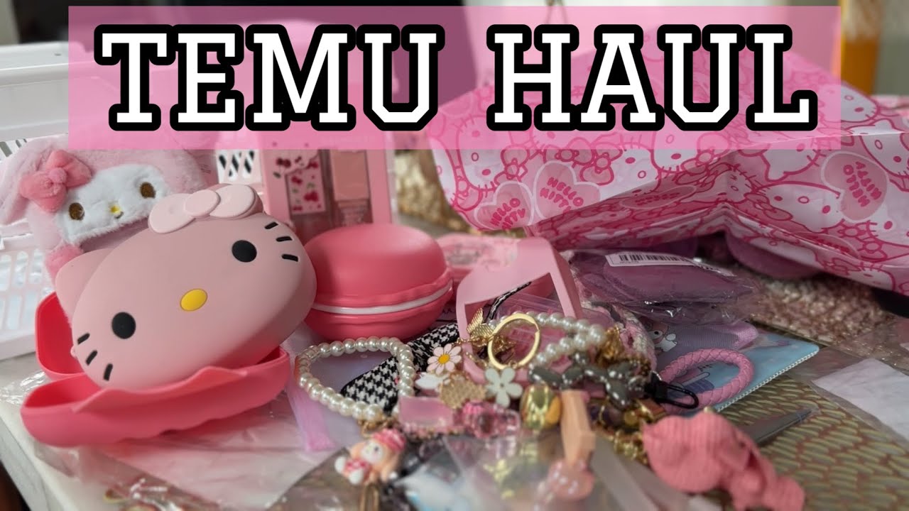 ОЧЕНЬ РОЗОВЫЙ И ДЕВИЧЬИЙ АКСЕССУАР TEMU - ДЕВИЧЬИ НАХОДКИ HELLO KITTY И SANRIO