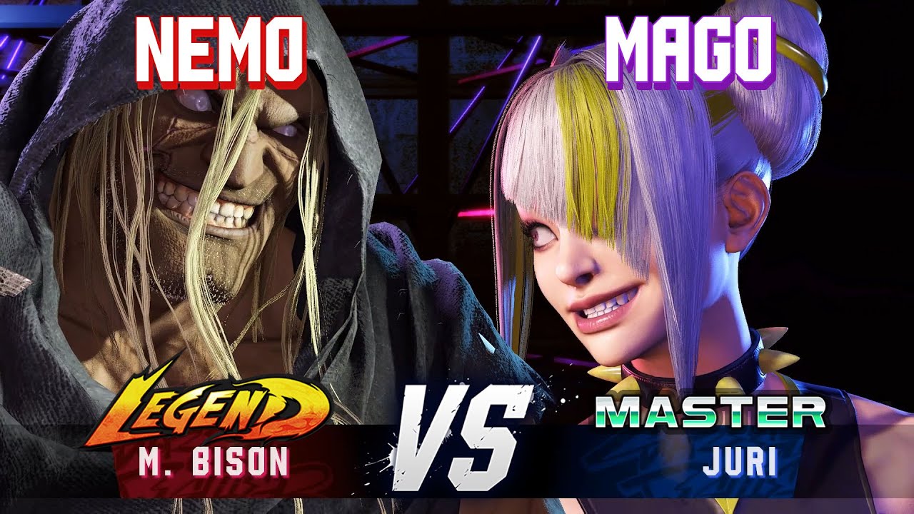 SF6 ▰ NEMO (M.Bison) vs MAGO (Juri) ▰ High Level Gameplay