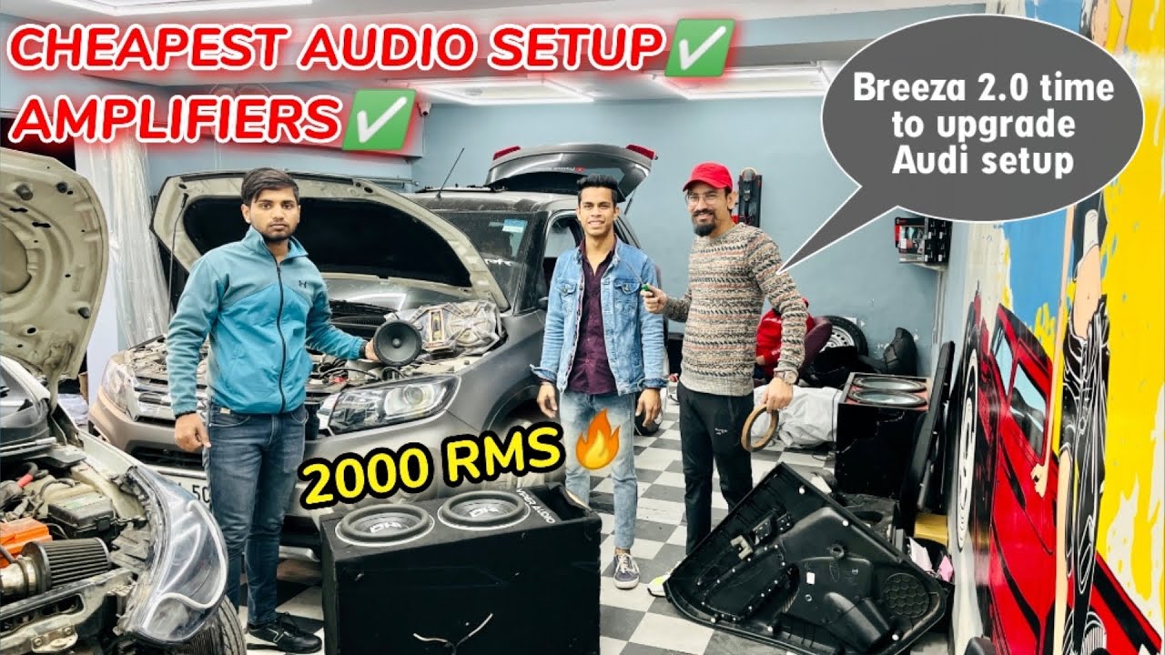 Finally Installed 2000 rms Audio Setup On Breeza😱🔥/Audio Setup Upgrade🔥@prateekbaisla