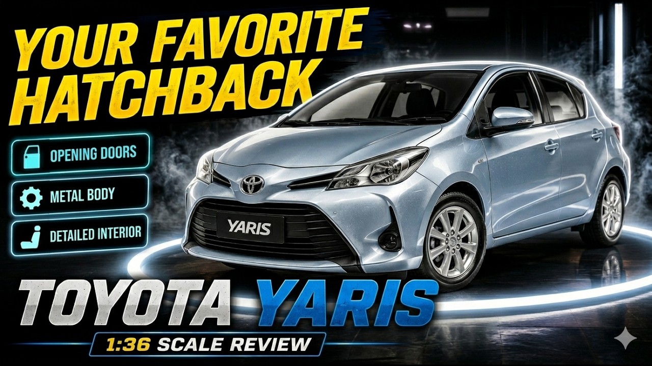Toyota Yaris / Vitz 1:36 Scale Diecast Model | Full Review