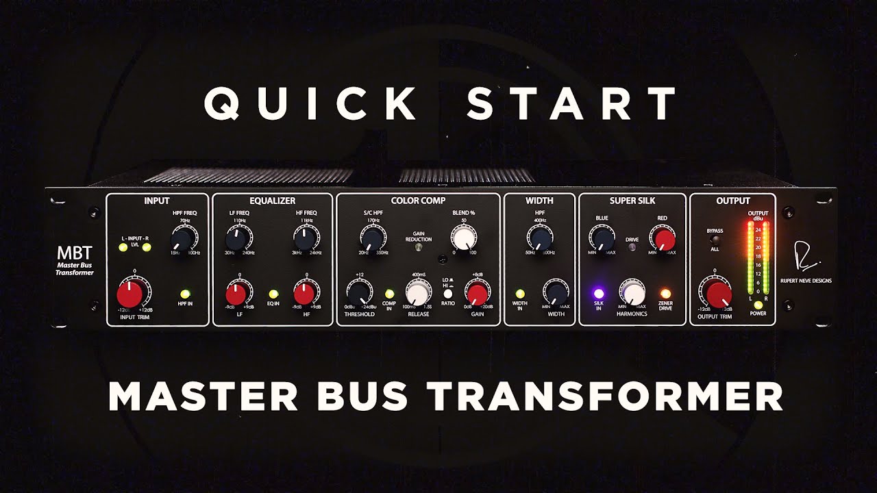 Quick Start: The Master Bus Transformer