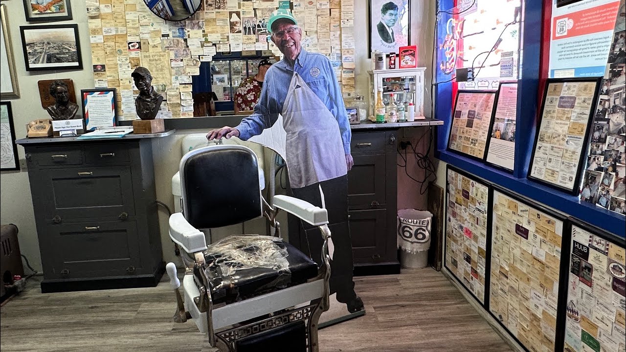 Route 66: Angel Delgadillo&rsquo;s Barber Shop in Seligman, AZ