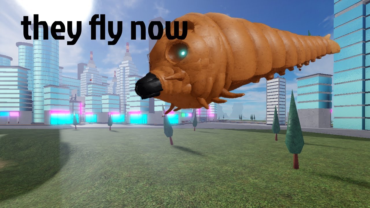 Godly Flying Mothra Larva | Roblox Kaiju Universe