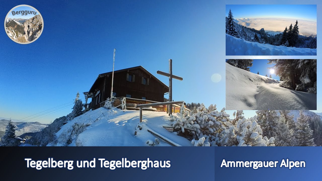 Tegelberg | Tegelberghaus | Winterbergwanderung | Ammergauer Alpen | 🏔️⛰️❄️🥾