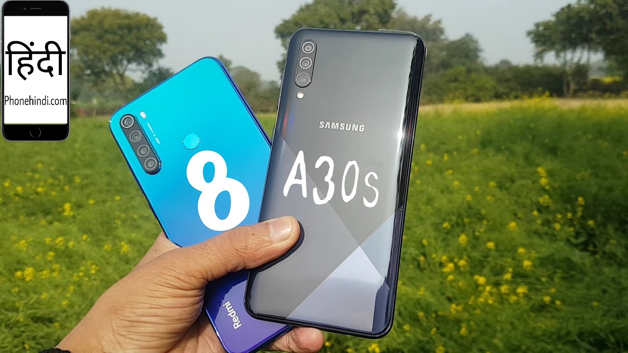 Galaxy A30s vs Redmi Note 8 full Comparison with Display, PUBG, UI Features