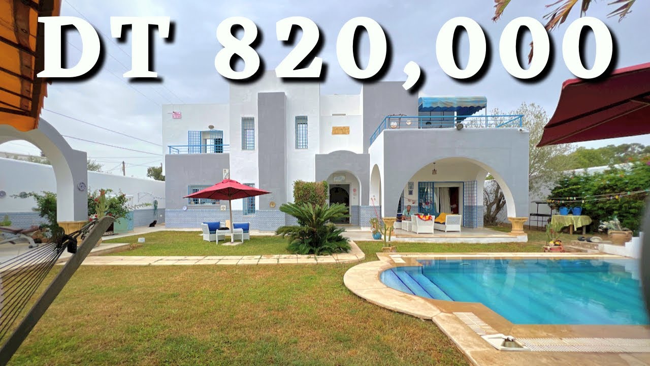 820,000 dinars villa cotè centre ville hammamet
