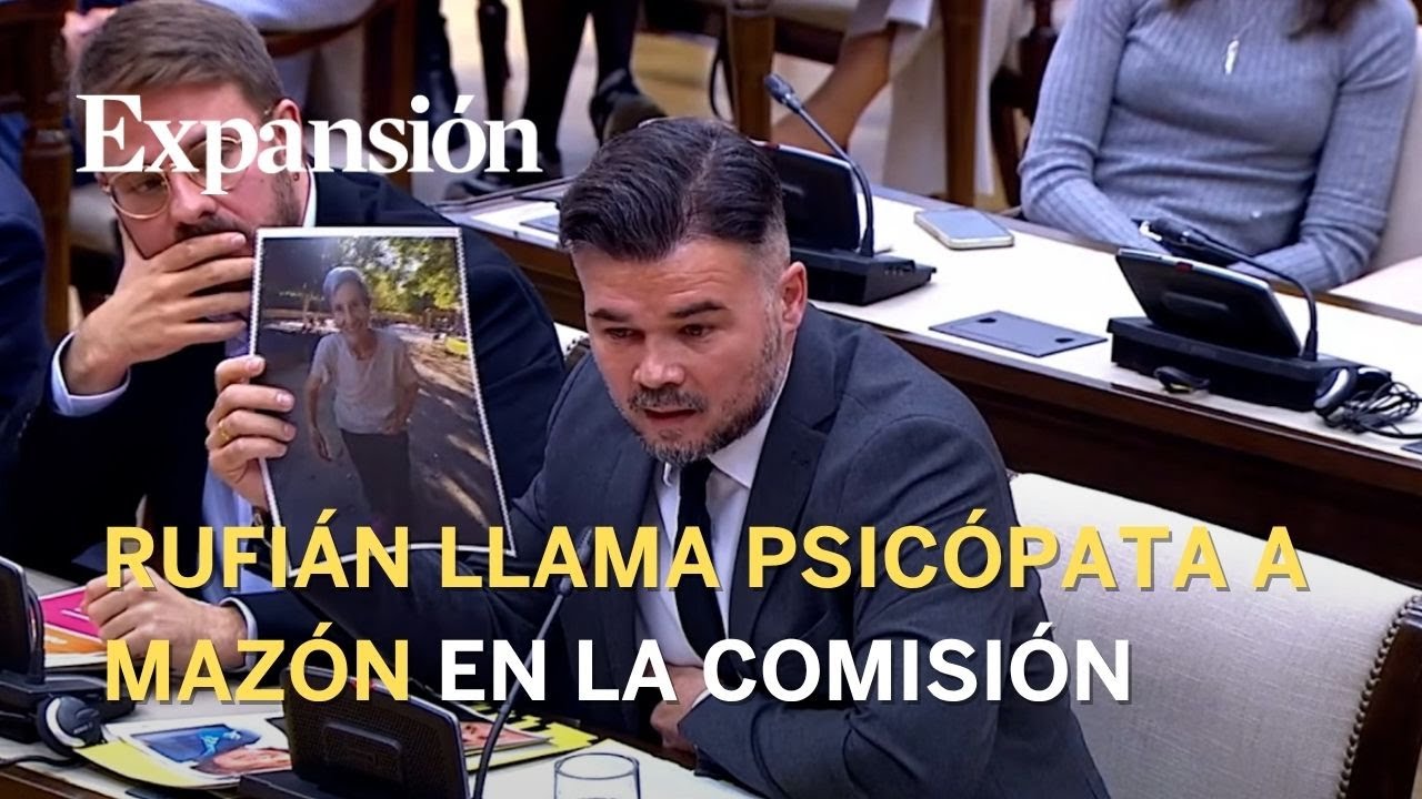 Rufián a Mazón: "Se comportó como un psicópata" en el funeral de las víctimas
