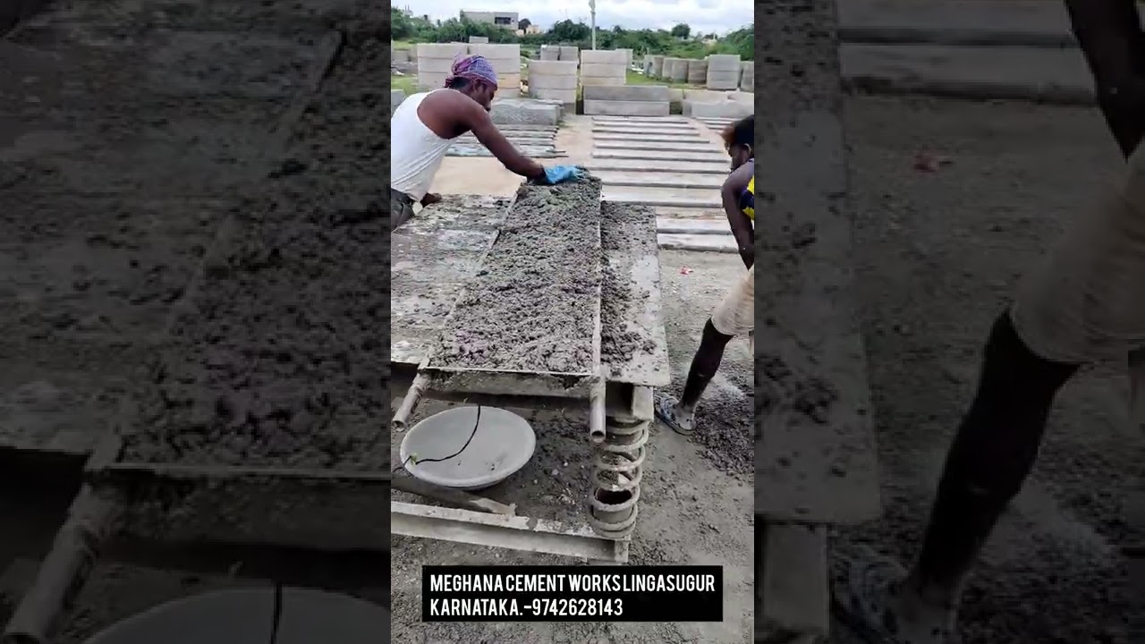 Readymade compound slab making|concrete compound slab |Rcc boundary wall| concert fencing panels.