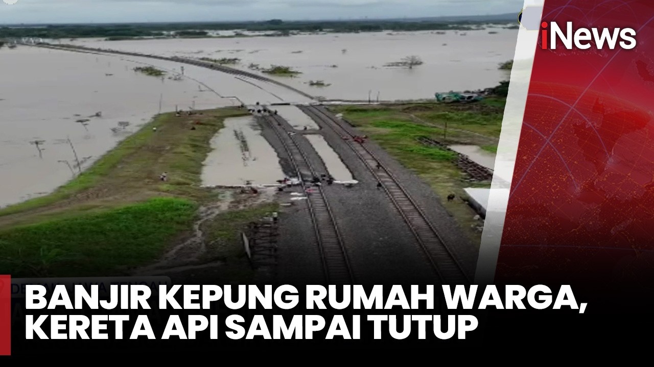 Banjir Bandang Kepung Rumah Warga, Kereta Api Sampai Tutup Operasi | iNews Sore