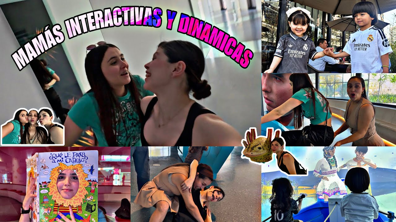 UNAS MAMÁS INTERACTIVAS Y DINÁMICAS EN UN PASEO INTERACTIVO CON SUS HIJOS 👧🏼👦🏻/MAYVE CASTRO‼️