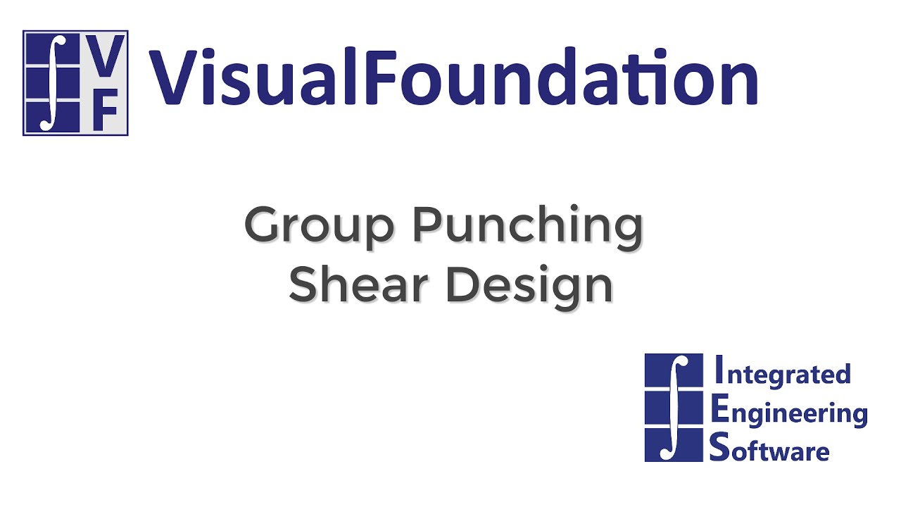 VF: Group Punching Shear Design