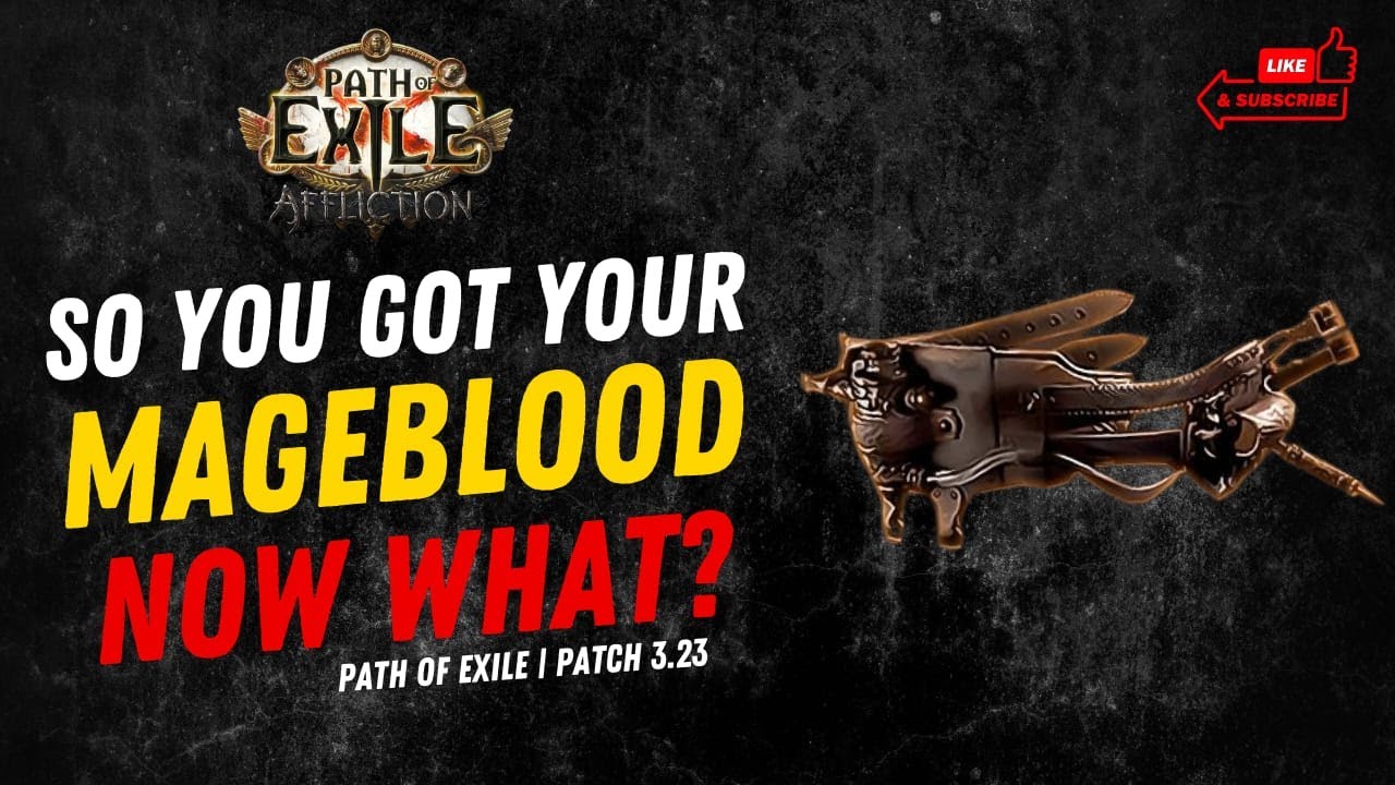 Path of Exile | Mageblood | Как подготовить фляги и снаряжение