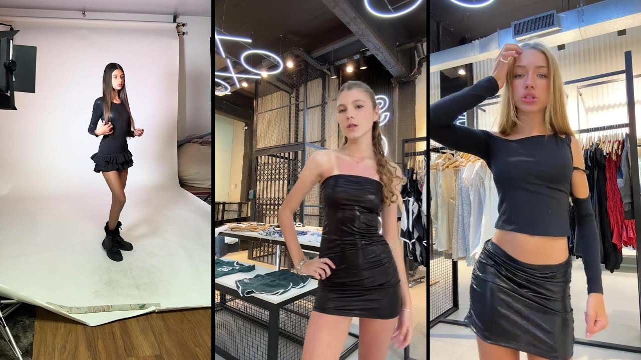 Lemonade12 Girls fashion new styles try on skirts dress and tops at lemonade12