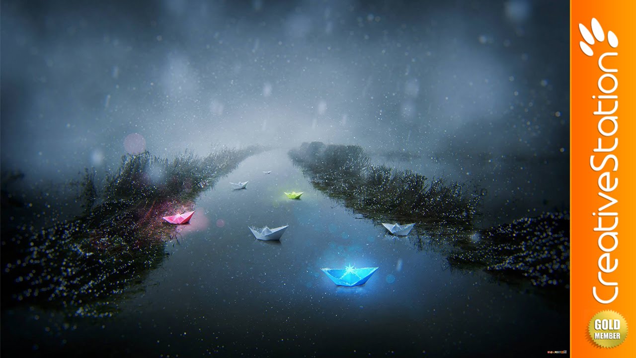 New Year ships - Speed art (#Photoshop) | CreativeStation GM