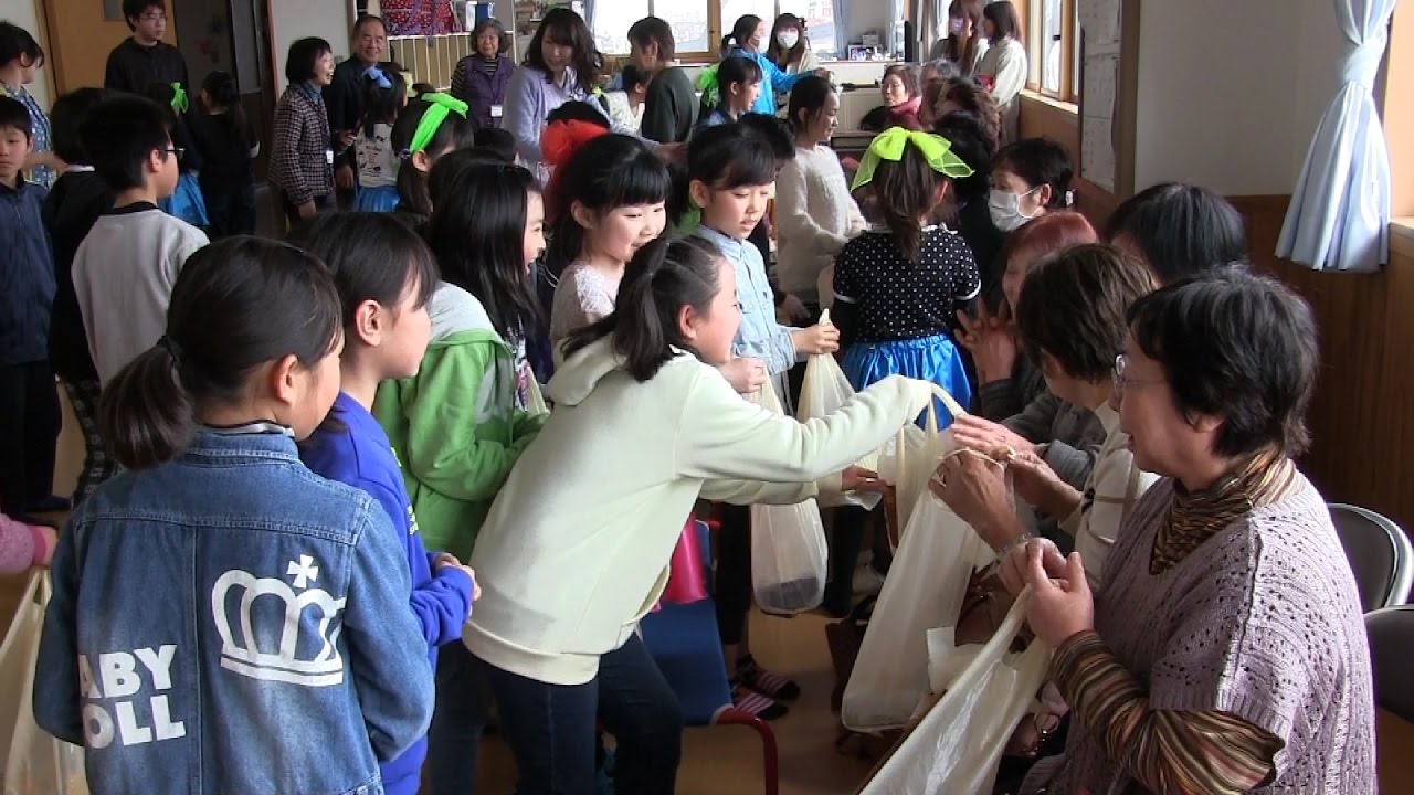 たくさんの「ありがとう」　大更学童保育クラブ