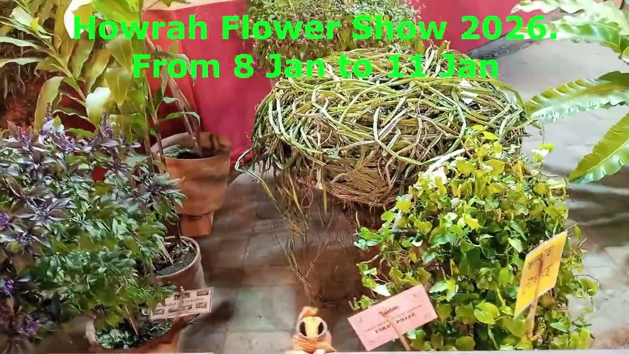 Howrah Flower Show 2026 8Jan to 11 Jan