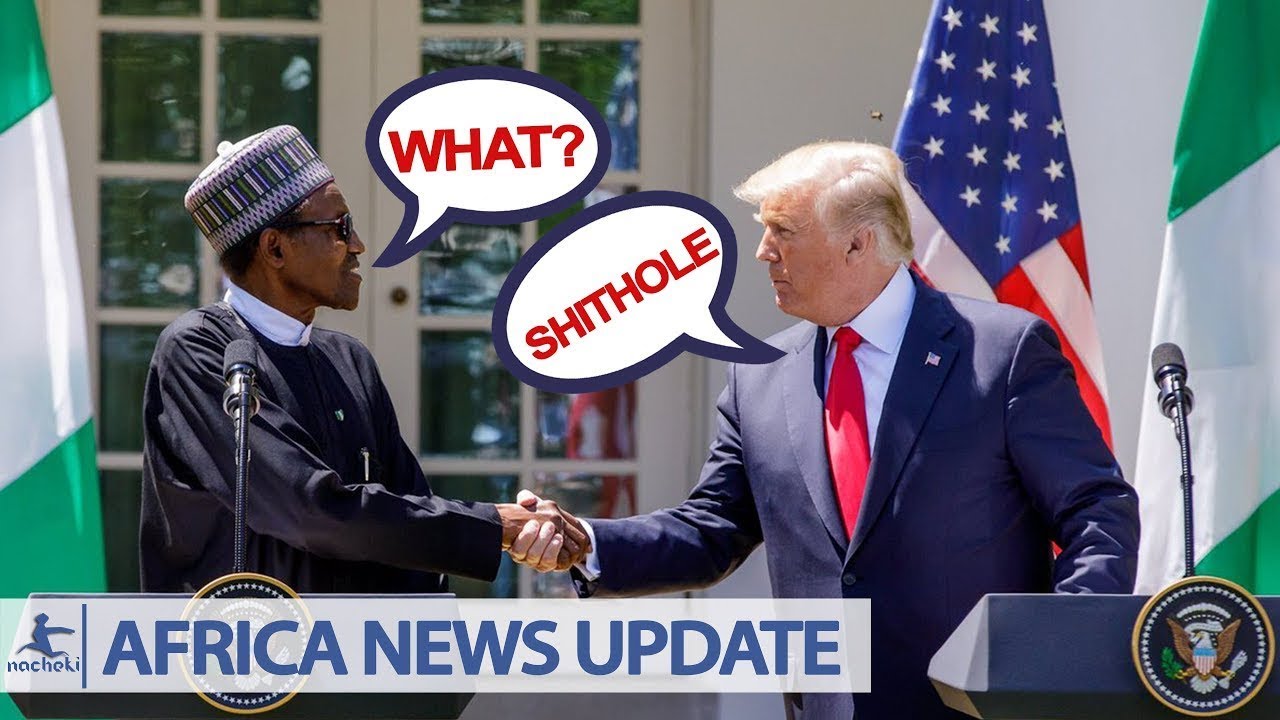 Nigerian President Buhari Fears to Answer Shithole Question in Front of Trump
