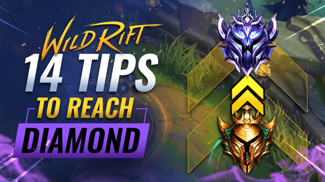14 TIPS & TRICKS to Reach DIAMOND Fast in Wild Rift (LoL Mobile)