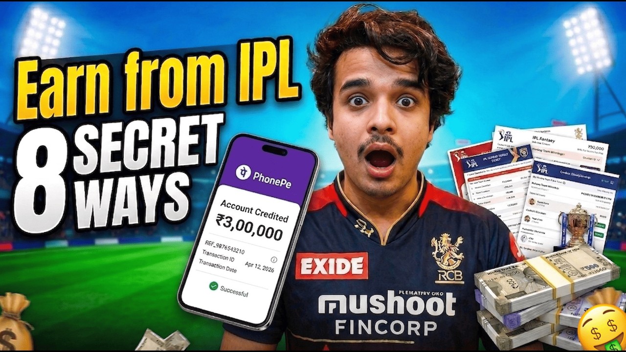 How to Earn Money from IPL 2026 ( 8 Ways )