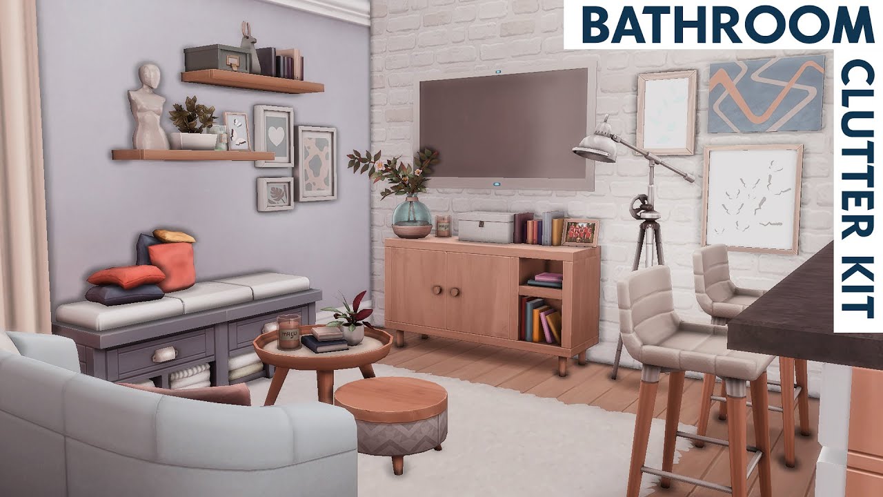 I've built NO CC Family apartment in The Sims 4 / The Sims 4 Apartment renovation
