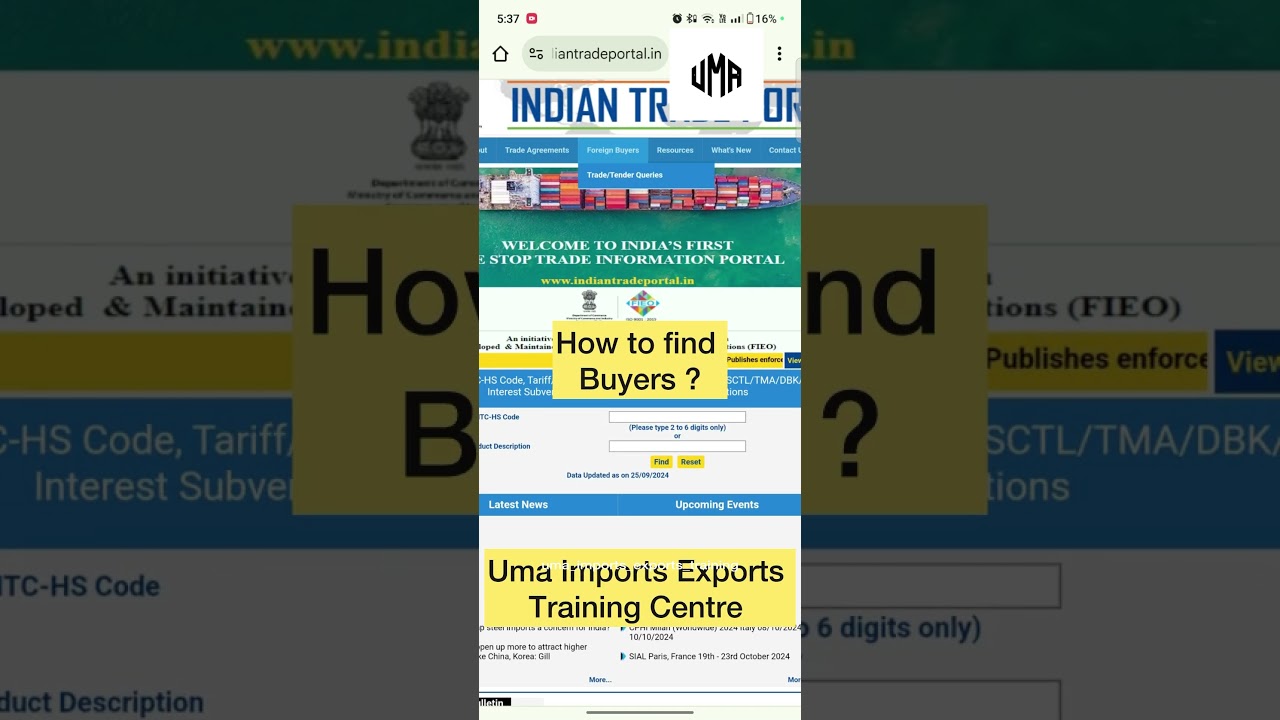 How to find buyers? Learn from Exporter ! Uma Imports Exports Training Centre 6354091191 (WhatsApp)