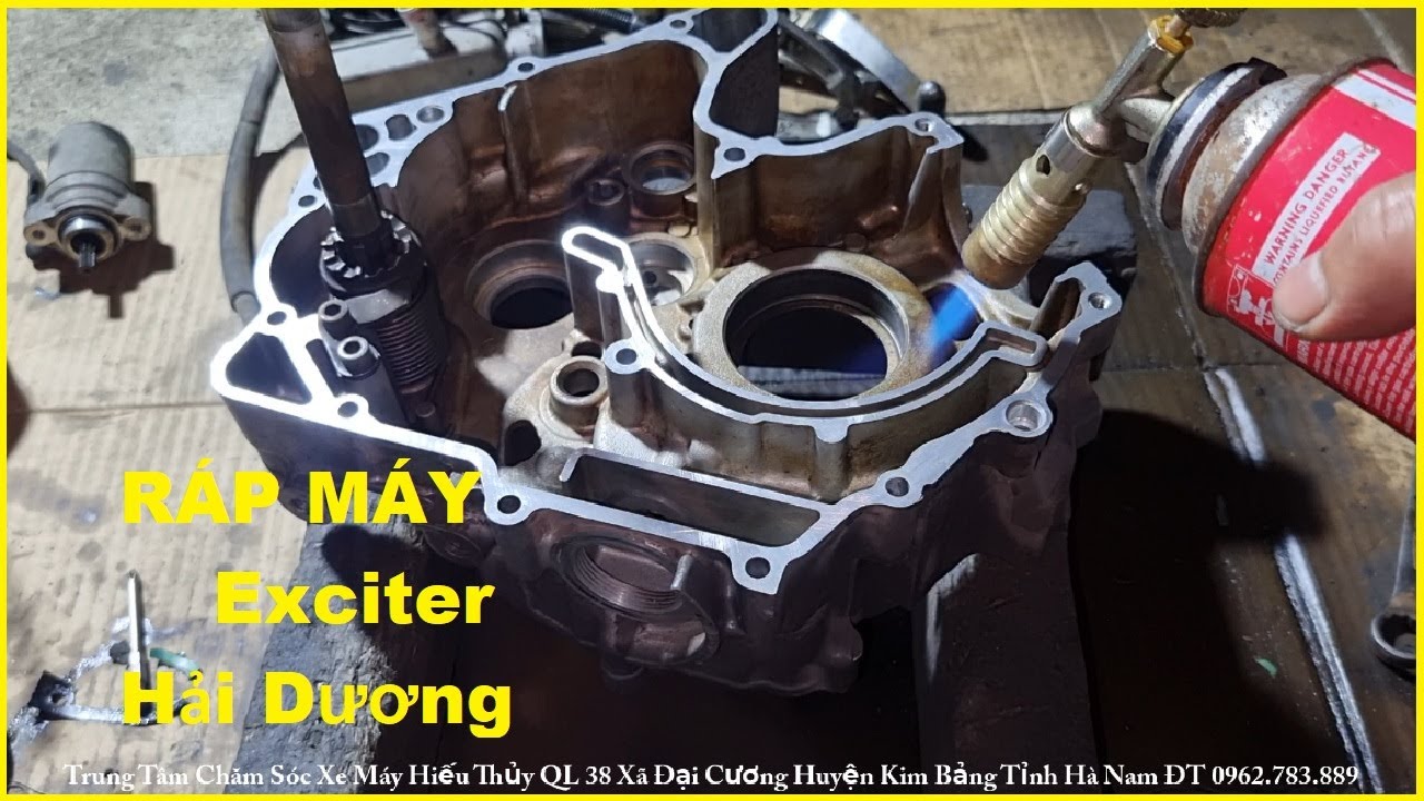 Ráp Động Cơ Exciter 135cc Đến Từ Hải Dương