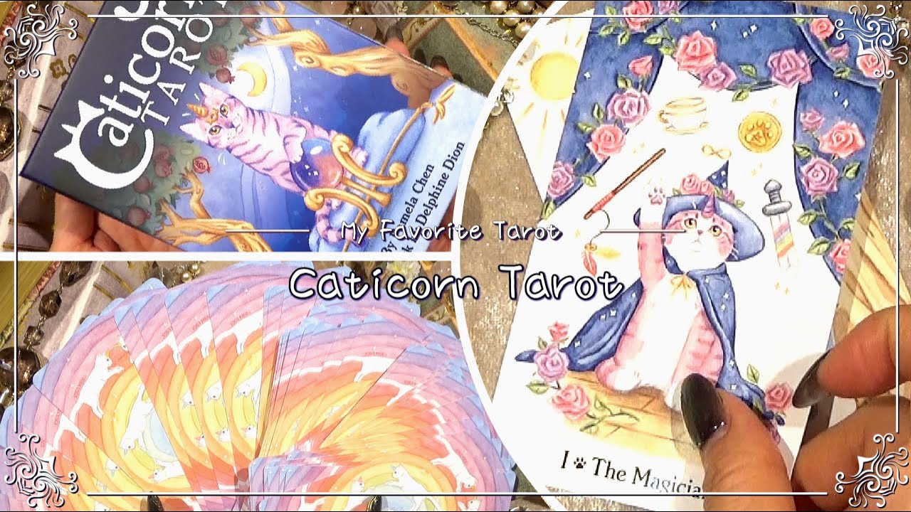 【Caticorn Tarot (Таро Козерога)】Таро в милых и нежных цветах♪