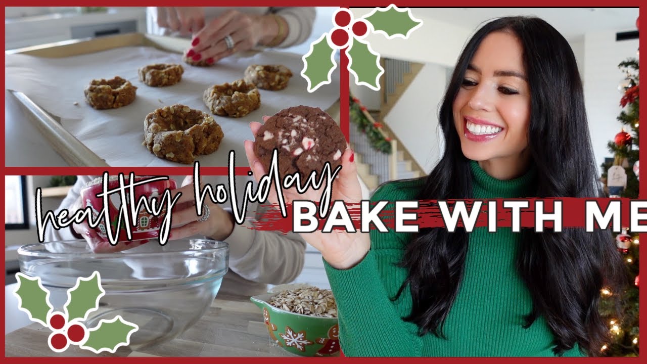 Healthy Holiday BAKE WITH ME! 🎄🎅🏼