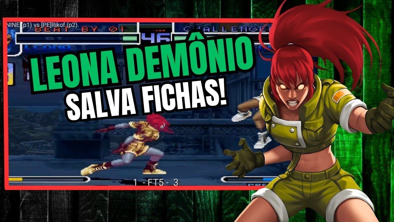KOF 2002 LEONA OROCHI ABALANDO A MENTE DO ADVERSÁRIO