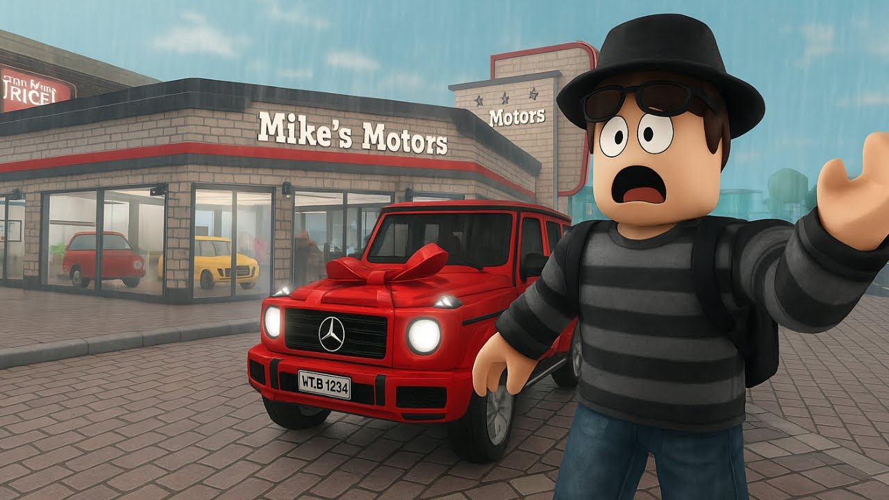 Buying Our DREAM Family CAR in Bloxburg Roblox Mercedes G Wagon Roleplay!