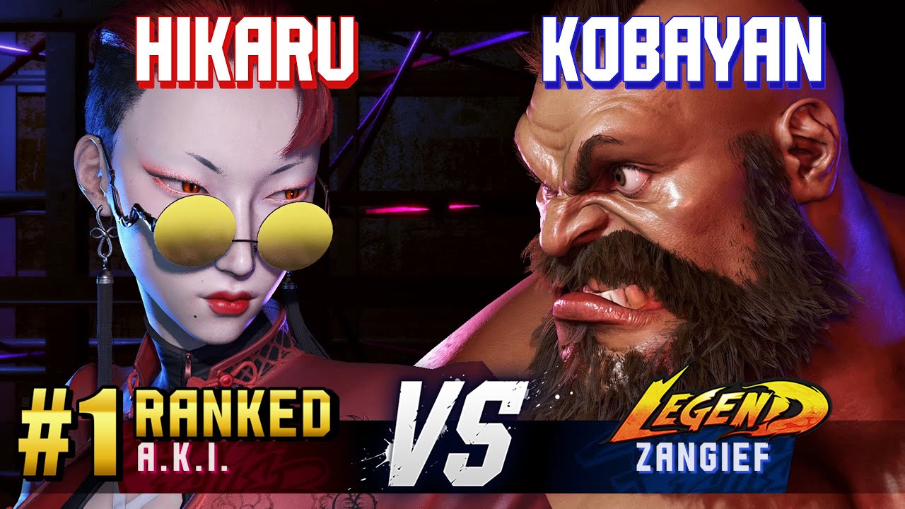 SF6 ▰ HIKARU (#1 Ranked A.K.I.) vs KOBAYAN (Zangief) ▰ High Level Gameplay