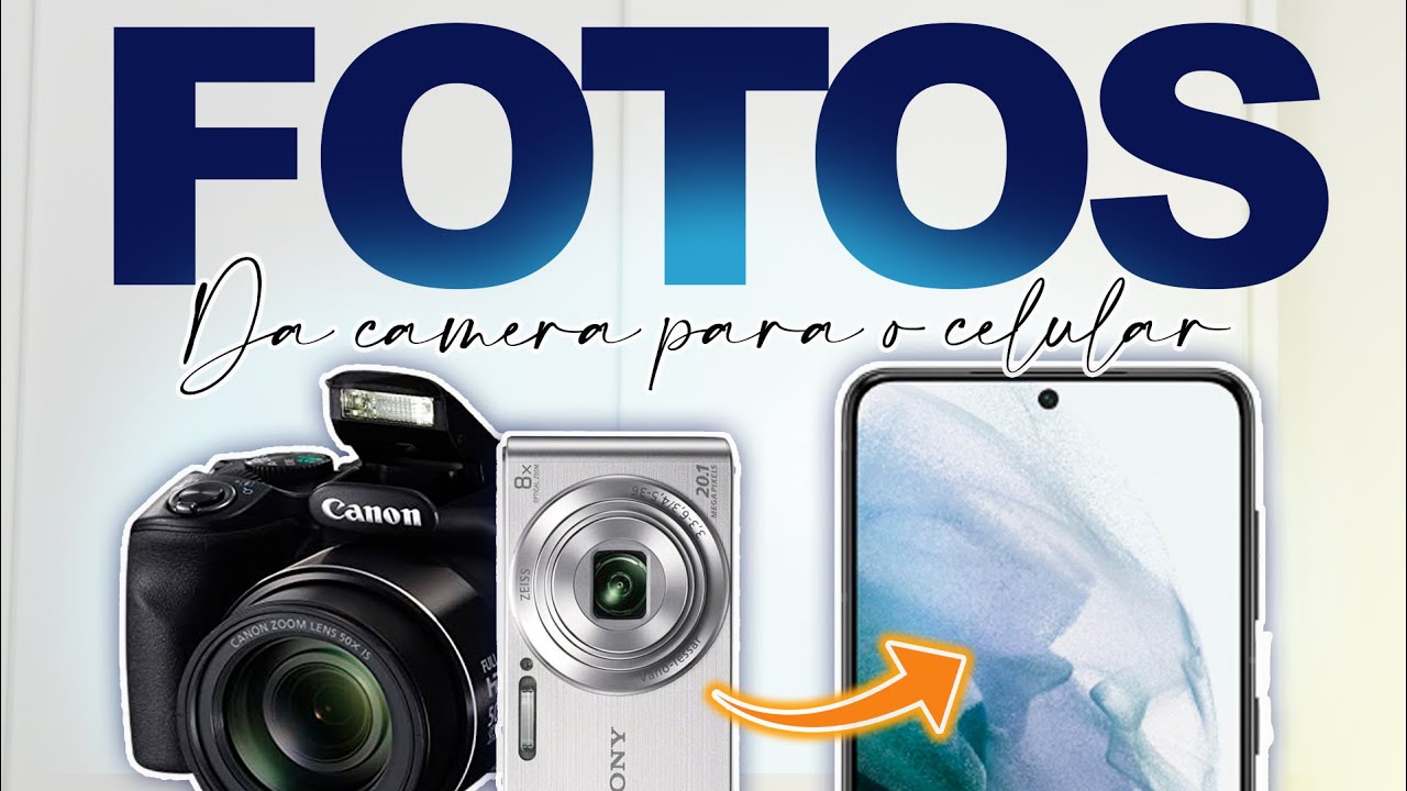 Como passar fotos da câmera para o celular