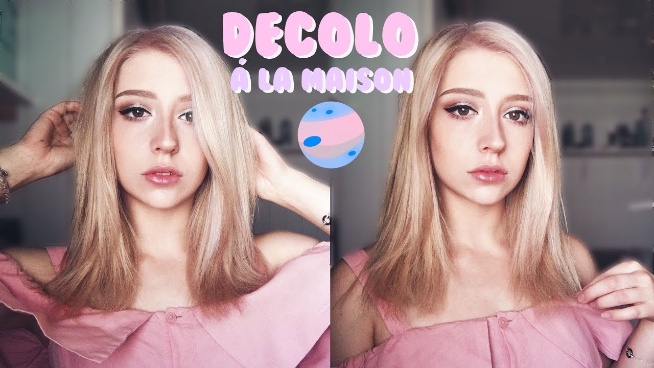 UN BLOND PLATINE À LA MAISON