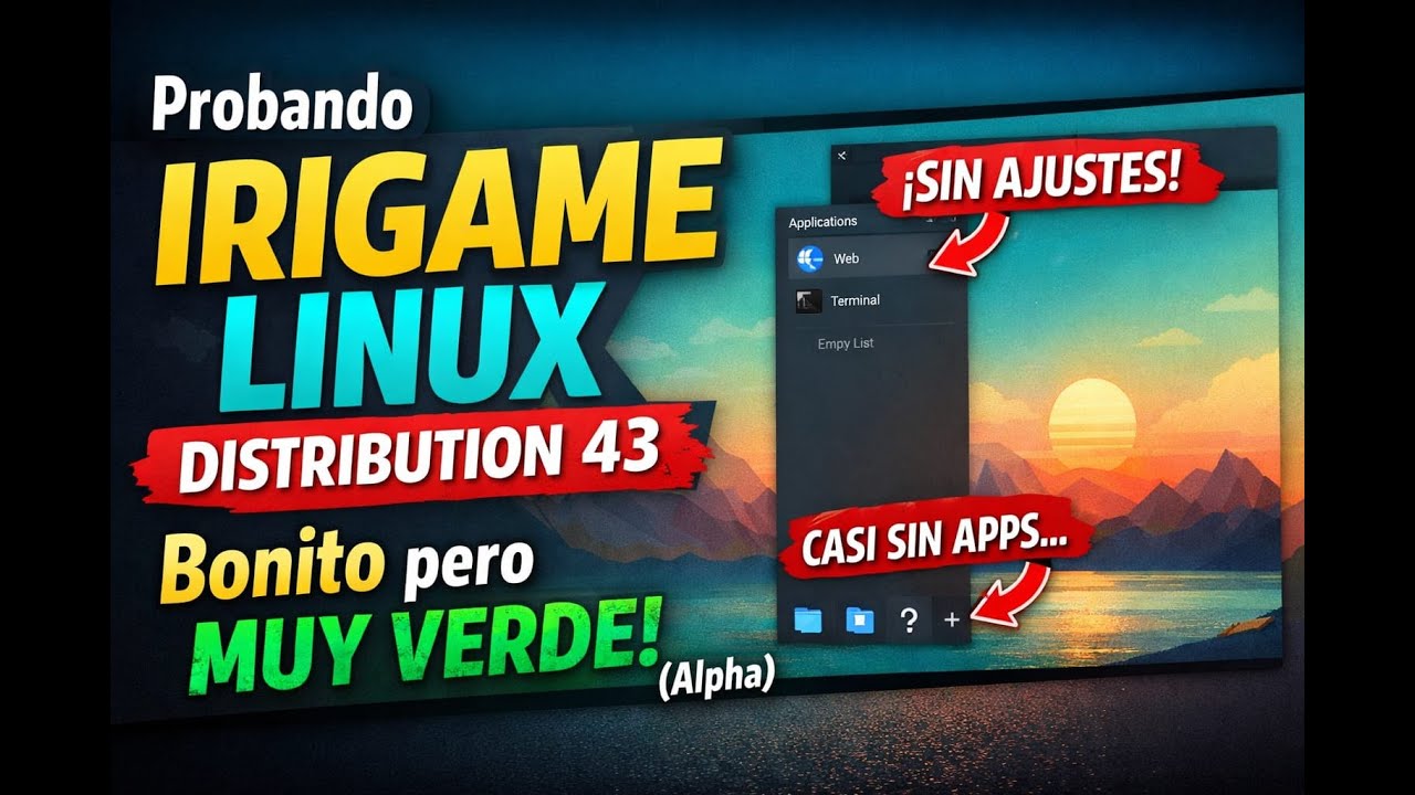 Origami Linux 43: review real en VM | Demasiado alfa, sin apps ni ajustes