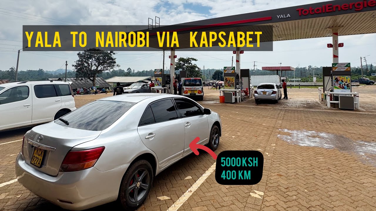 Yala to Nairobi via Chavakali,  Kapsabet | Fuel Ksh 5000 