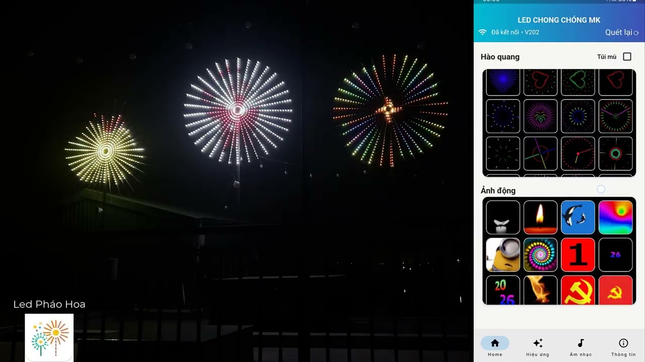 Hướng Dẫn Sử Dụng Phần Mềm Led Pháo Hoa, Cài Đặt Led Chong Chóng 2026