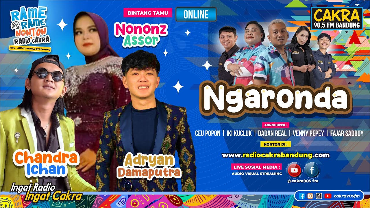 NONONZ, CHANDRA, ADRYAN DAMAPUTRA || NGARONDA SPESIAL AVS