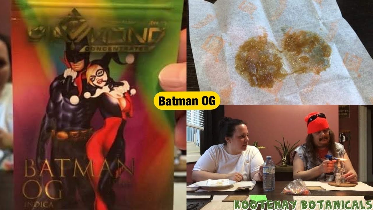 Cigrit & Donna Review &ldquo;Batman OG&rdquo; (Shatter) From Kootenay Botanicals
