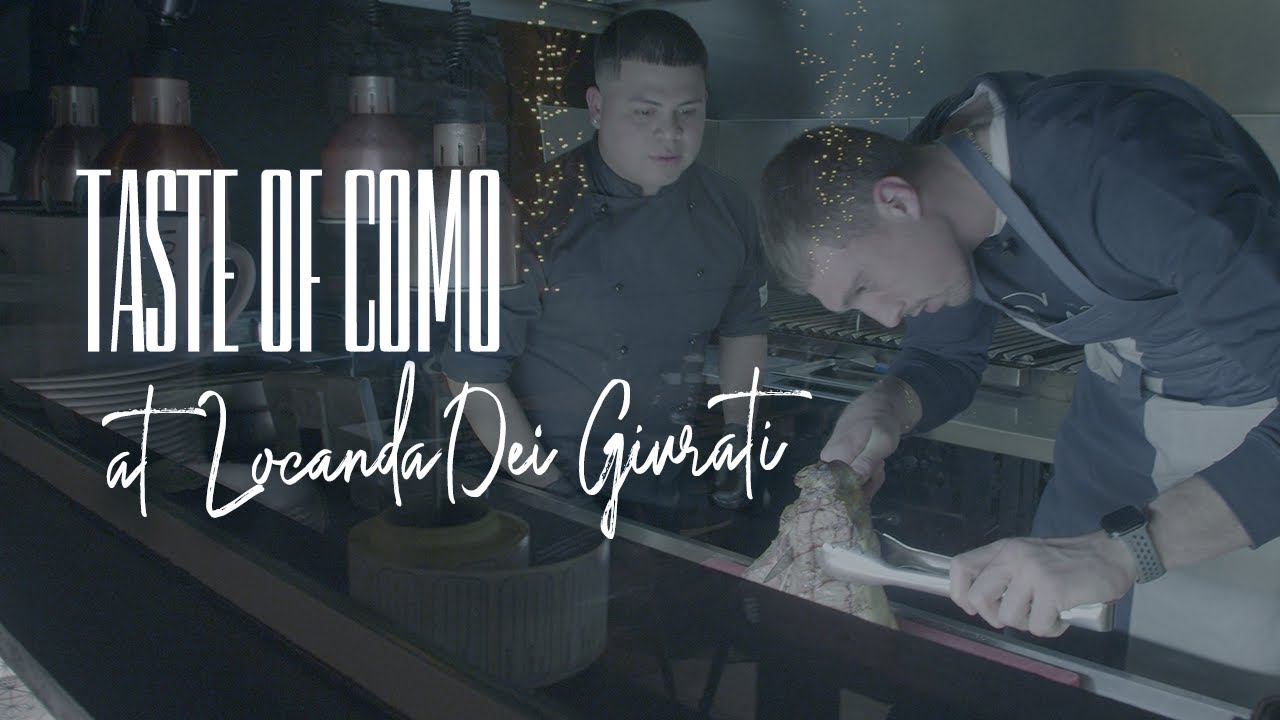 TASTE OF COMO LOCANDA DEI GIURATI -  Como football player Pierre Bolchini shows his culinary side!