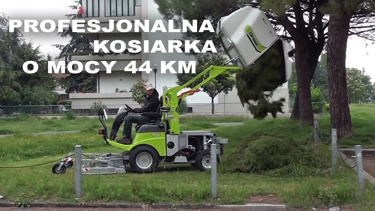 GRILLO FD 2200 4WD - profesjonalna kosiarka o mocy 44 KM z wysokim wyładunkiem