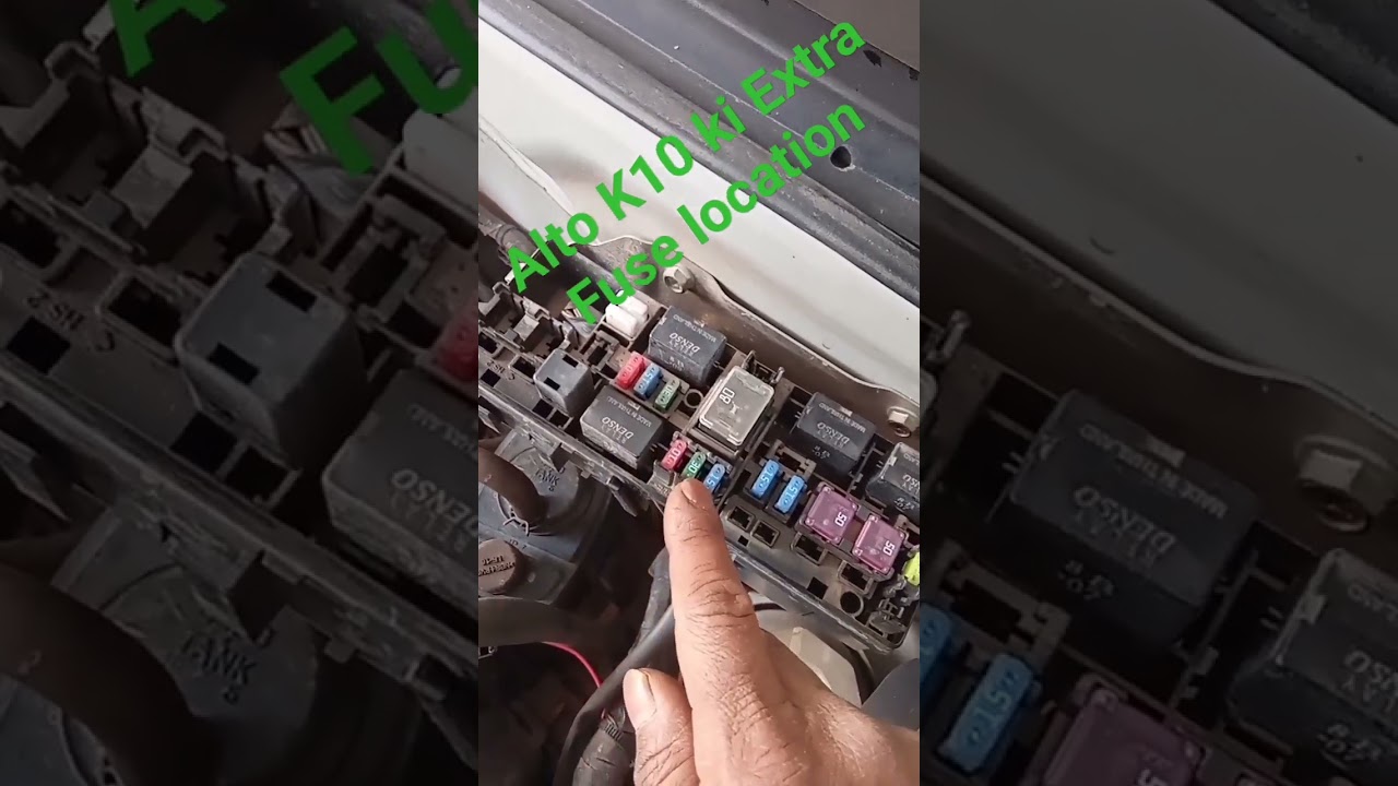 MARUTI Alto K10 ki Extra FUSE location #youtube#viral#shorts