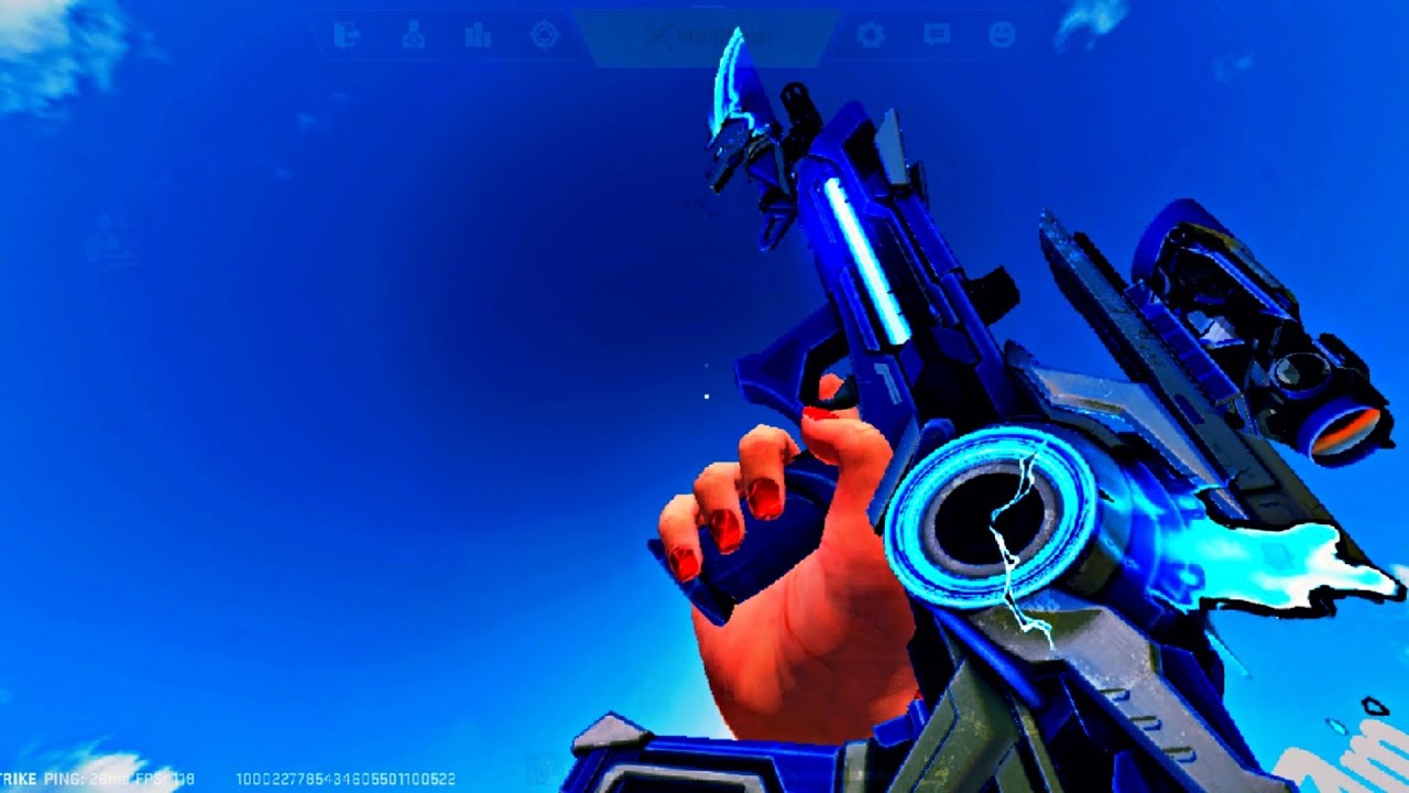 Jogando com a Skin Ultra Sem Fim da QBZ95 (Grátis)