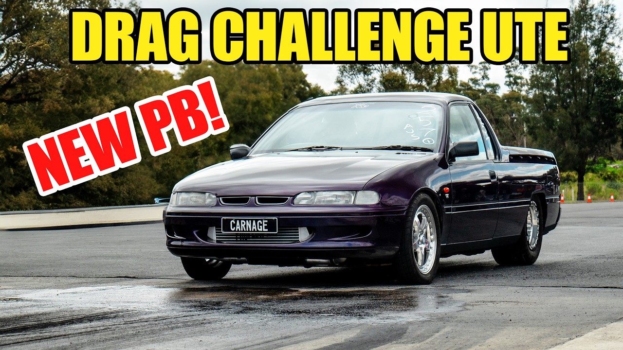 Carnage - Drag Challenge Ute Goes So Fast It Wins A Trophy!