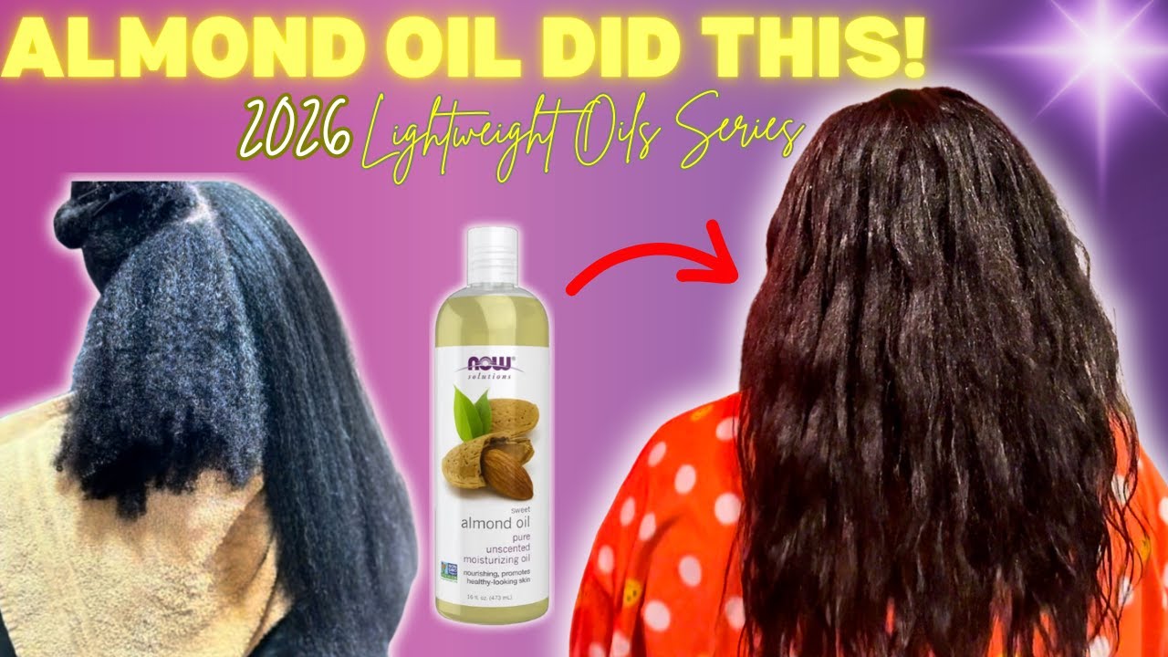 I Tried Almond Oil on My Type 4, Low Porosity Hair & this happened!!😳 | 2026 Lightweight Oils Series