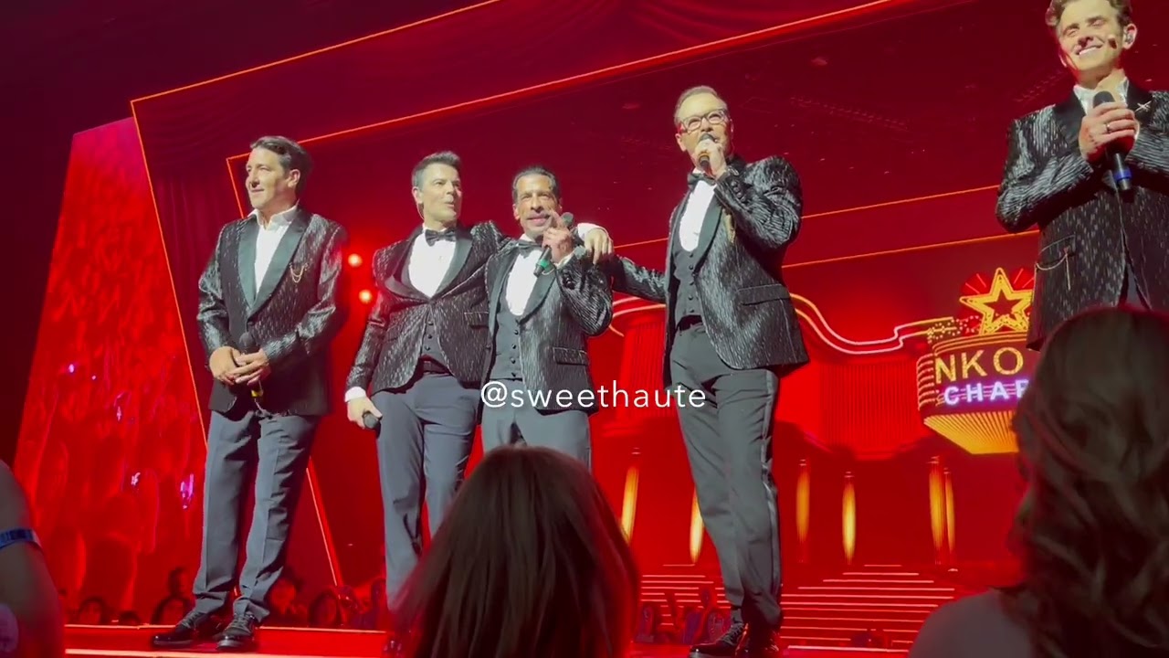NKOTB Vegas PLEASE DONT GO GIRL, GAMES RAP, POPSICLE Joe  Sees Family Friday 6/20 2025 | SWEETHAUTE