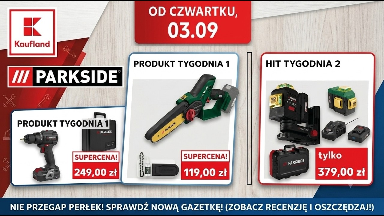 ZŁOTA EDYCJA PARKSIDE w Lidlu! 😱 Tego się nie spodziewałem... (Nowa Gazetka - Jubileuszowa oferta)