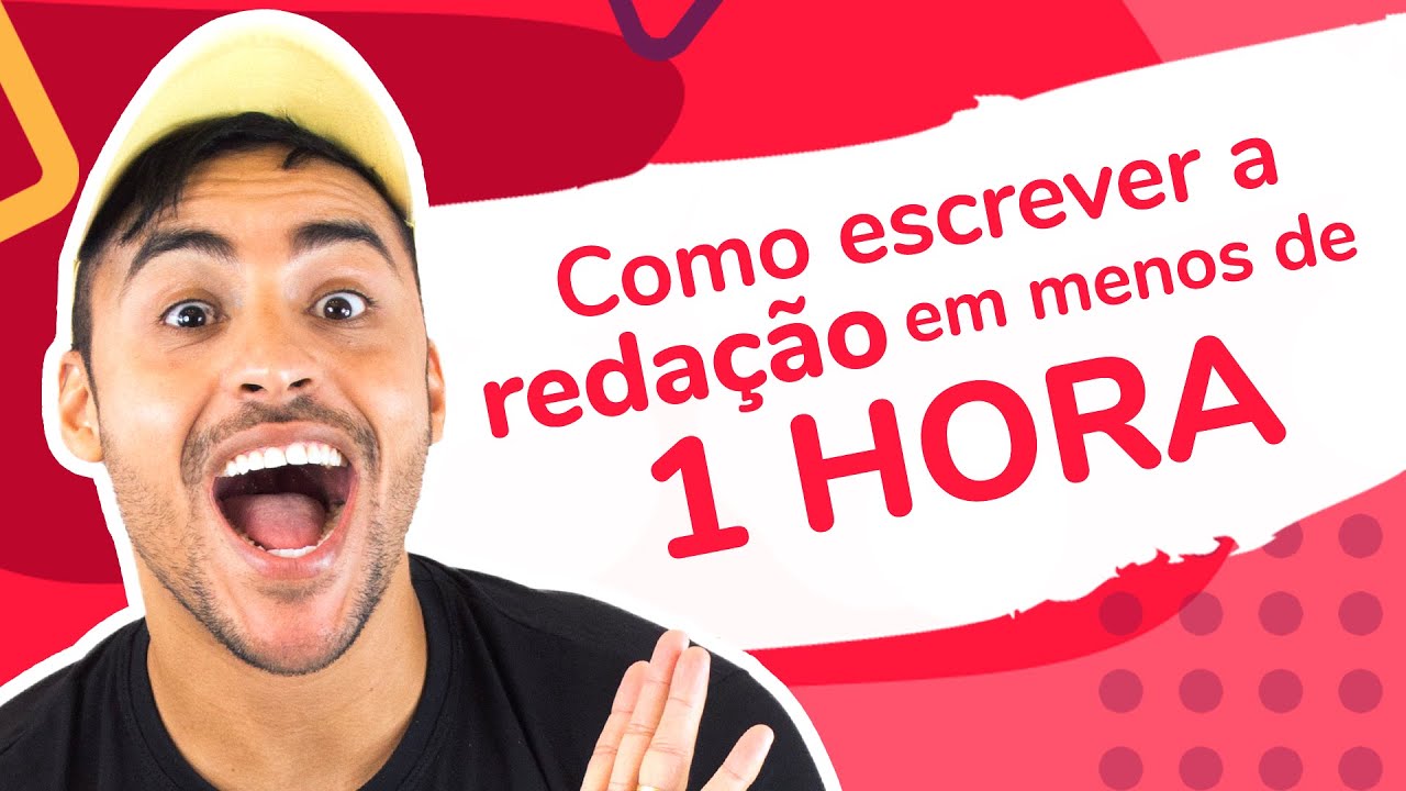 COMO ESCREVER A REDAÇÃO EM MENOS DE 1 HORA | Dica Nota 1000 | Romulo Bolivar