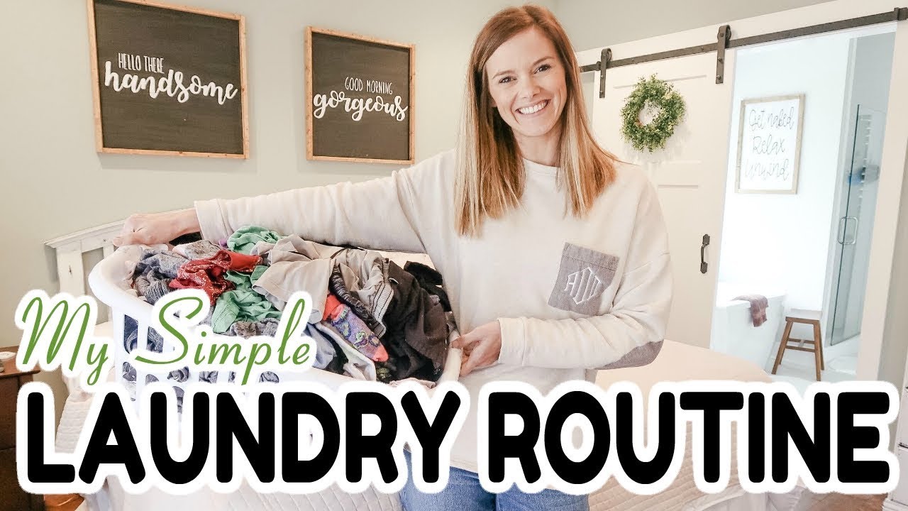 MY SIMPLE LAUNDRY ROUTINE 2019 // FAMILY OF 4 // HOW I KEEP UP WITH LAUNDRY
