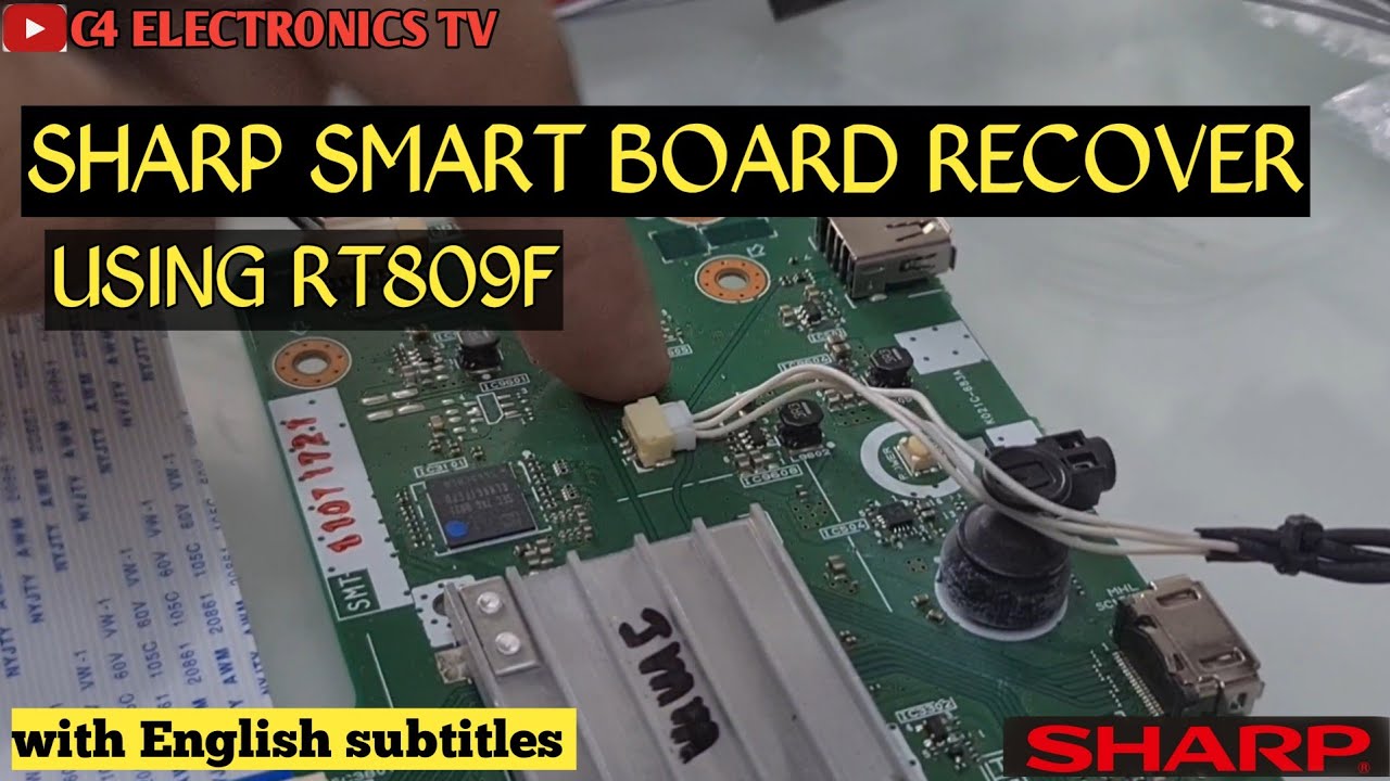 SHARP SMART BOARD RECOVER USING RT809F SOFTWARE UPDATE NOT WORKING #like #trending #rt809h #rt809f