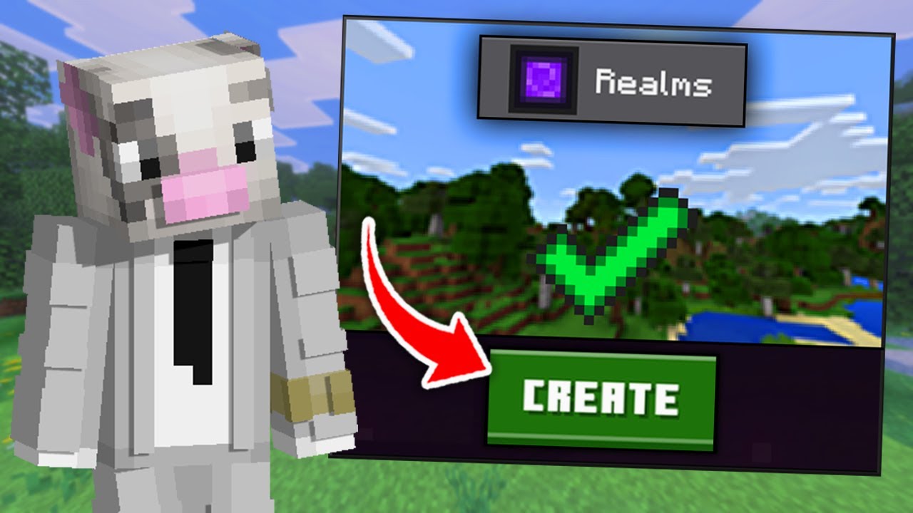 Easiest Way to Start a Realm in Minecraft!